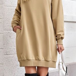 SWEATSHIRT MINI DRESS